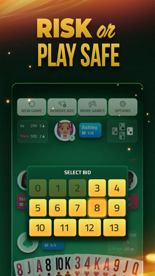 Spades Offline Card Game-screenshot-2