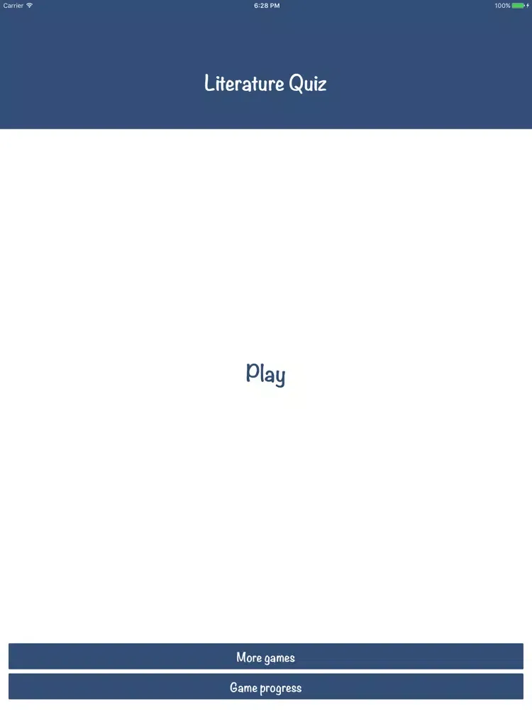 Capturas de tela do Literature Quiz: Play with books iPad 