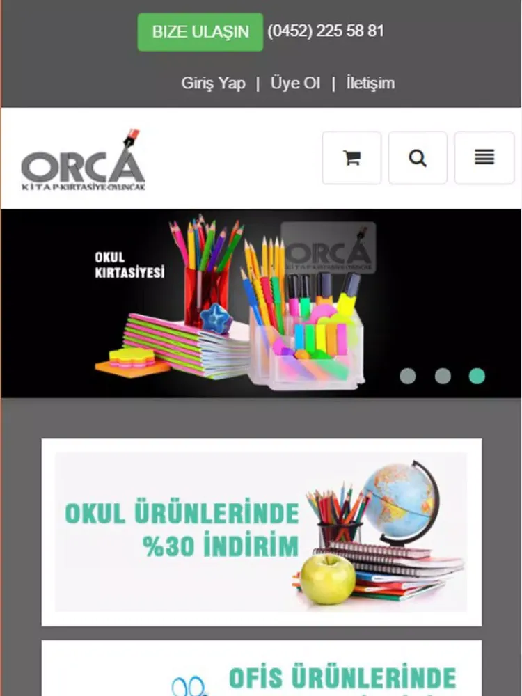 Orca Kırtasiye iPad 應用截圖