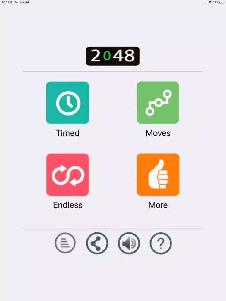 Screenshot di 2048 Number Fusion iPad 