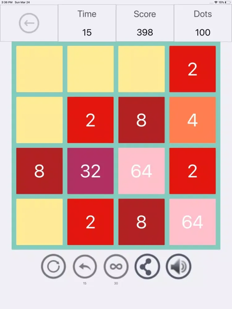 Screenshot di 2048 Number Fusion iPad 