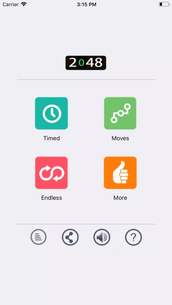 Screenshot di 2048 Number Fusion