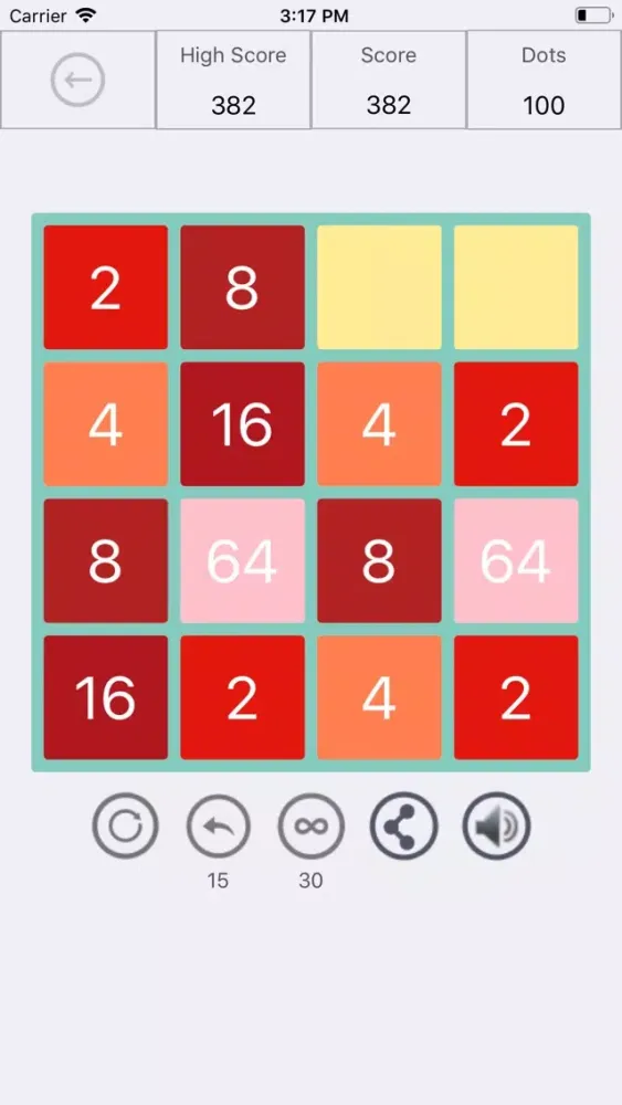 Screenshot di 2048 Number Fusion