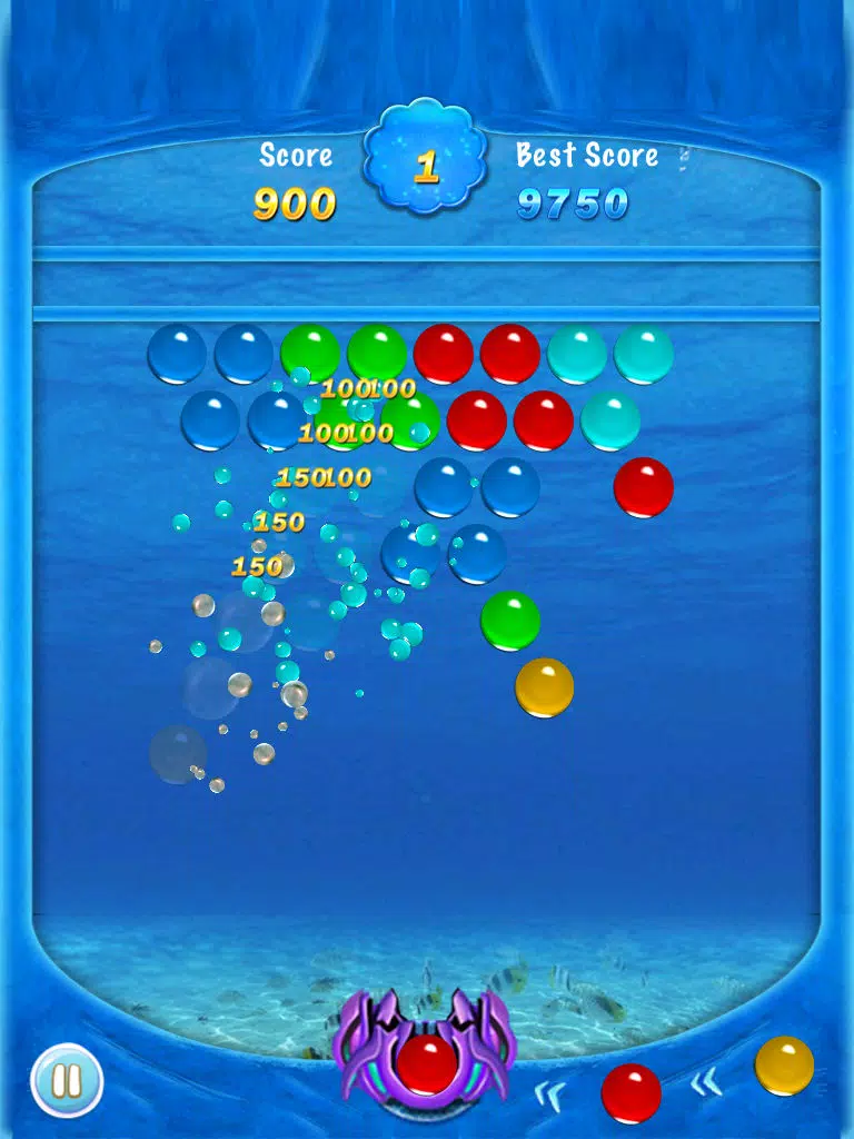 ภาพหน้าจอของ Sea Bubble - 深海打泡泡 iPad 