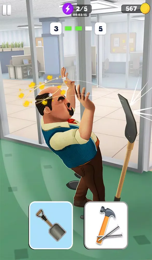 Tangkapan layar Bash The Boss: Office Prank 3D