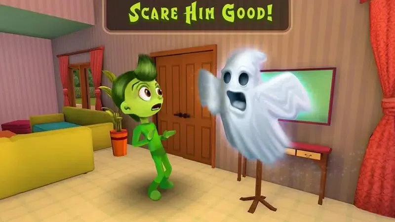 Capturas de tela do Scary Siblings