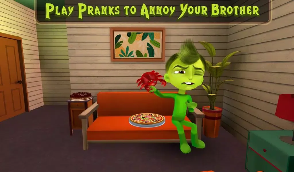 Capturas de tela do Scary Siblings