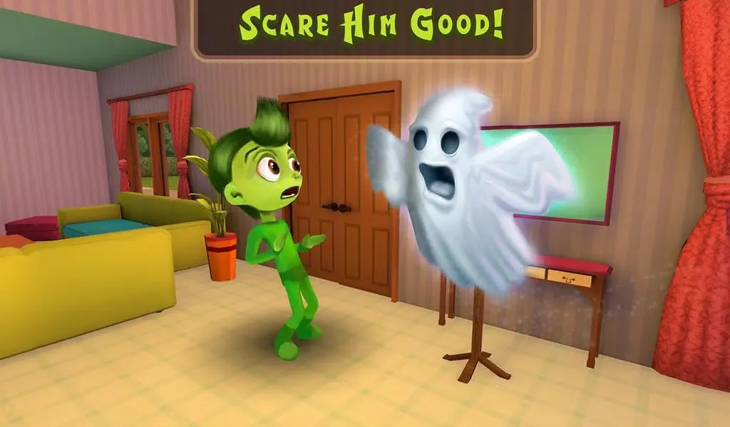 Capturas de tela do Scary Siblings