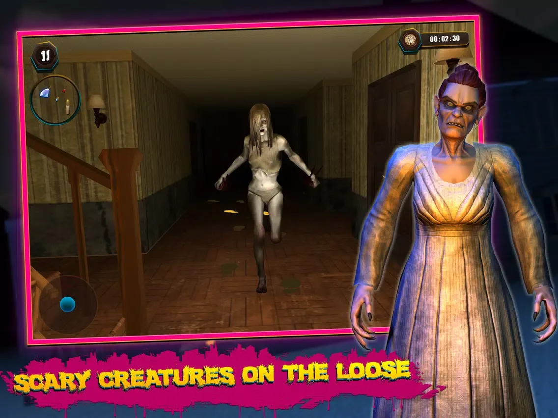 Capturas de pantalla de Scary Granny 3D iPad 
