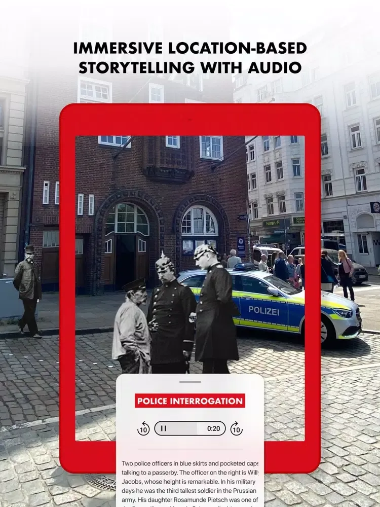 MOPO AR - Time travel Hamburg iPad  Screenshots