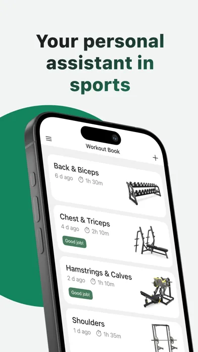Captures d'écran de WorkoutBook: Gym & Home