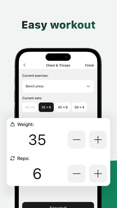 Captures d'écran de WorkoutBook: Gym & Home