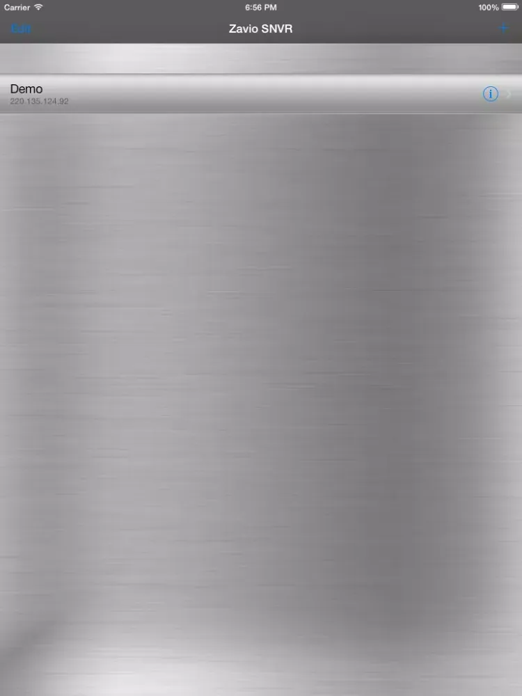 Zavio SNVR iPad 应用截图