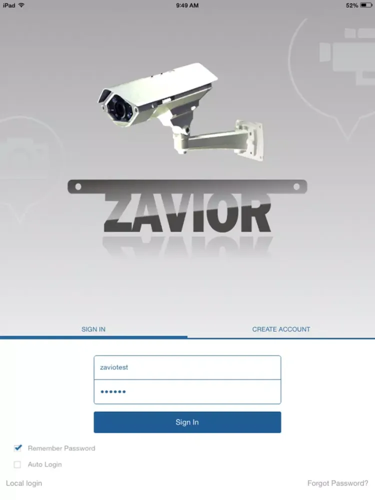 ภาพหน้าจอของ Zavior iPad 