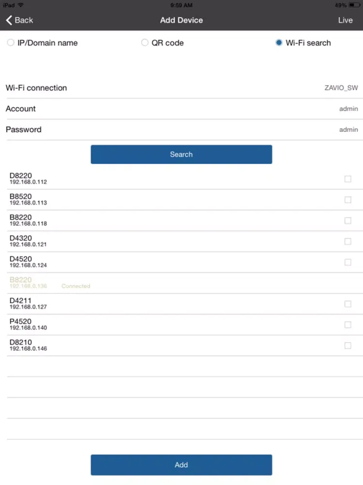ภาพหน้าจอของ Zavior iPad 