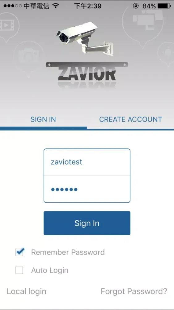ภาพหน้าจอของ Zavior