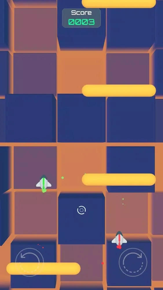 Tangkapan layar Two Planes Game