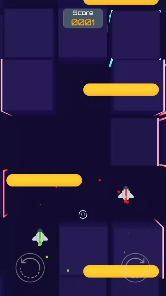 Tangkapan layar Two Planes Game