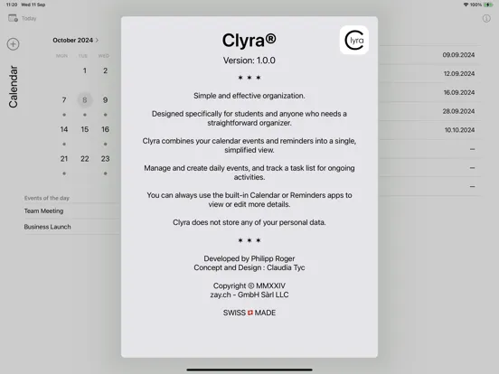 Clyra iPad  Ekran Görüntüleri