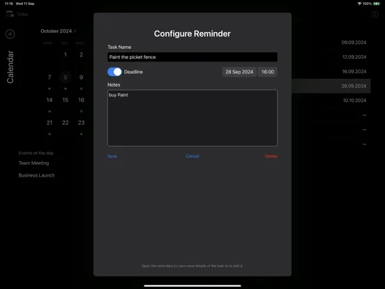 Clyra iPad  Ekran Görüntüleri