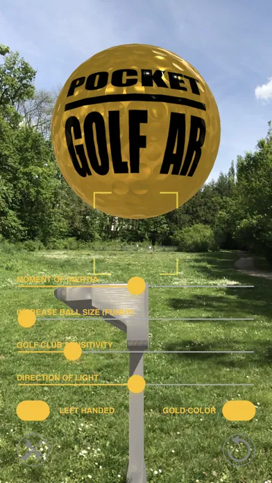 Captures d'écran de [AR] Pocket Golf