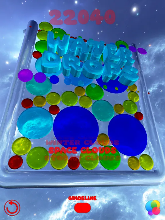 Water Drops Game iPad  스크린샷