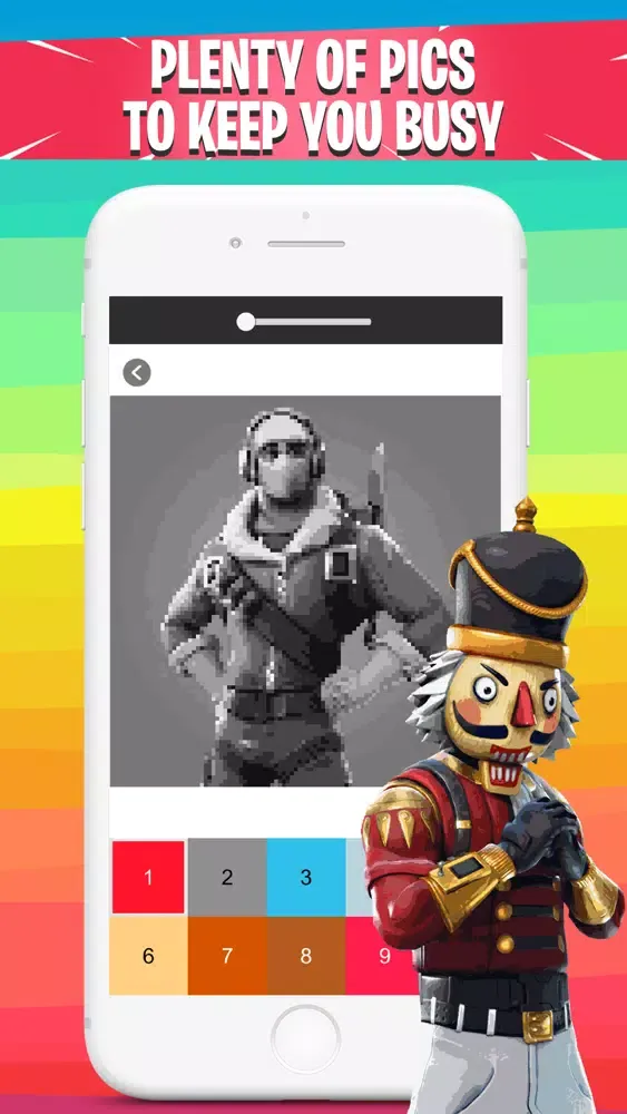 Capturas de tela do Color by Number for Fortnite