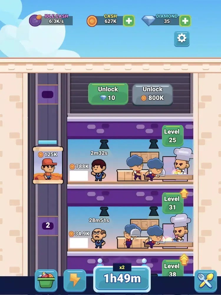 Idle Restaurant Tycoon iPad  Screenshots