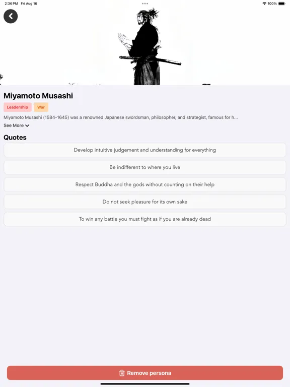 Скриншоты Quoted - Daily Quotes iPad 