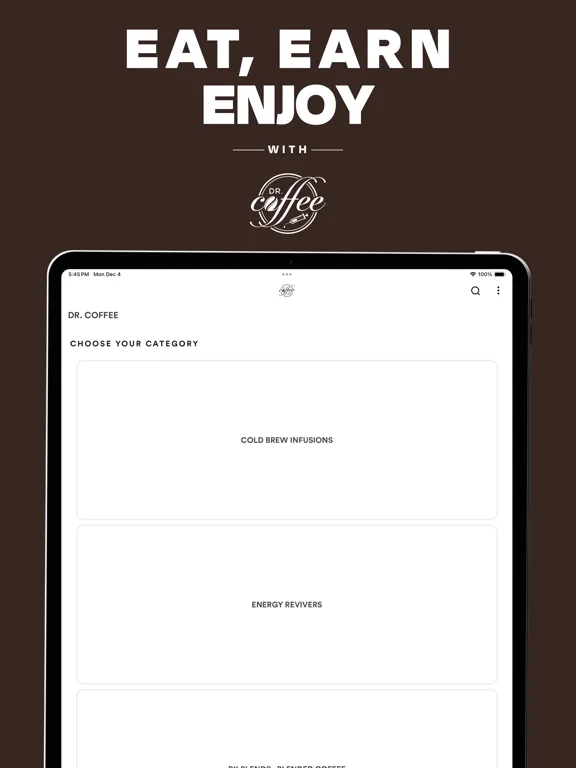 Zrzuty ekranu Dr. Coffee iPad 