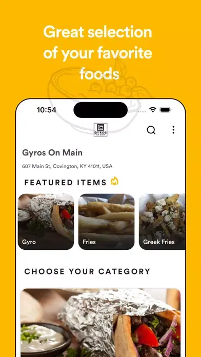 Gyros On Main Restaurant سکرین شاٹس