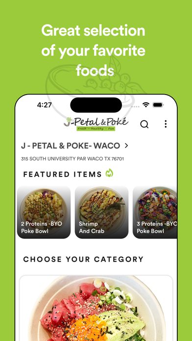 Tangkapan layar J-Petal & Poke