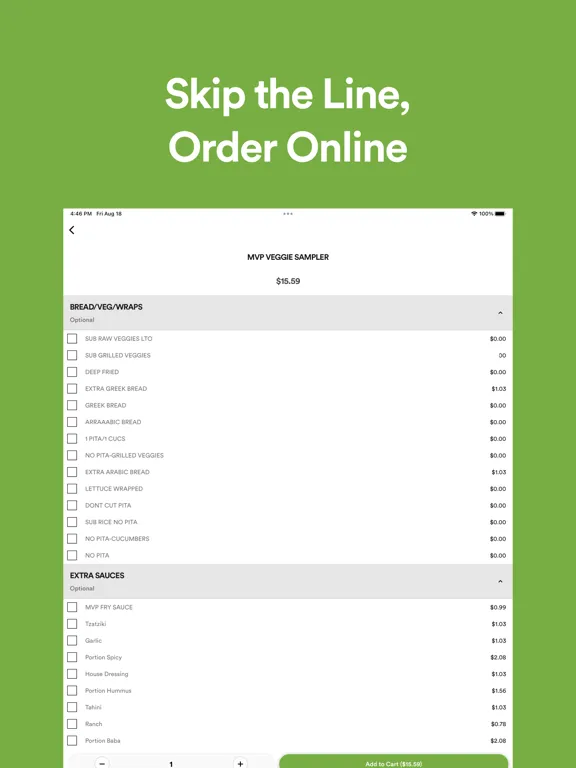 صور MVPITA MEDITERRANEAN GRILL iPad 