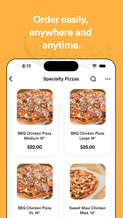 Tangkapan skrin Southpaws Pizza
