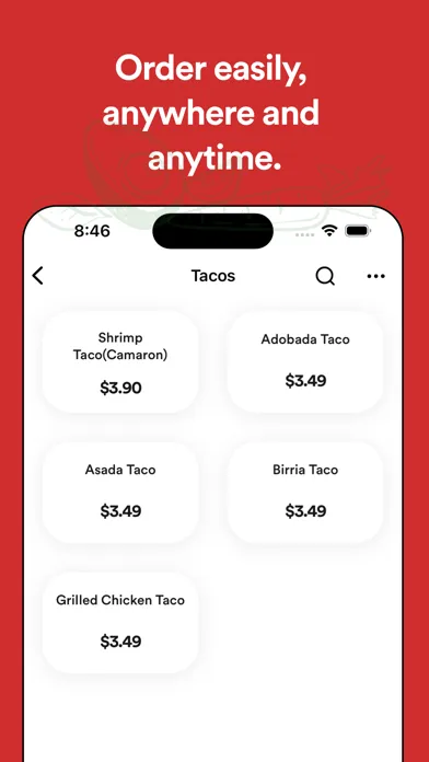 Captures d'écran de Tacos San Marcos