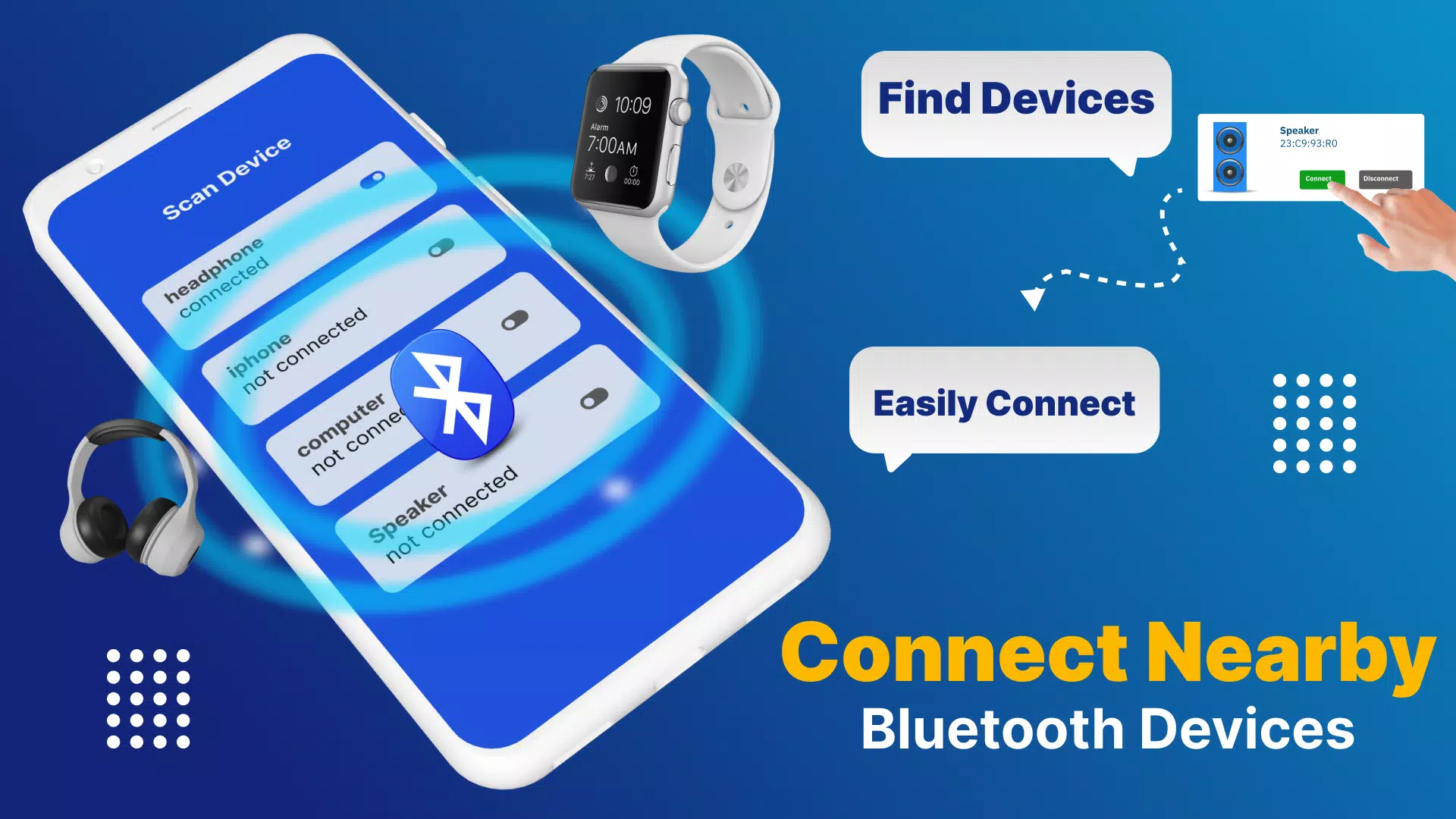 Captures d'écran de Bluetooth Auto Connect Devices