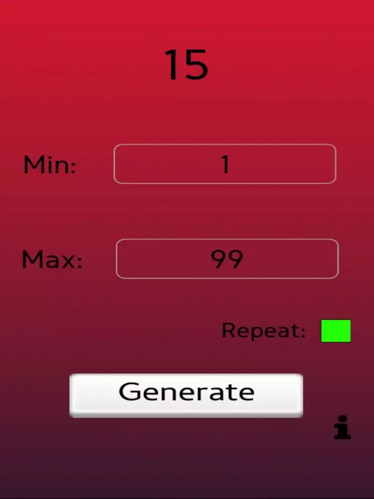 تصاویر Random Number Generator - RNG iPad 
