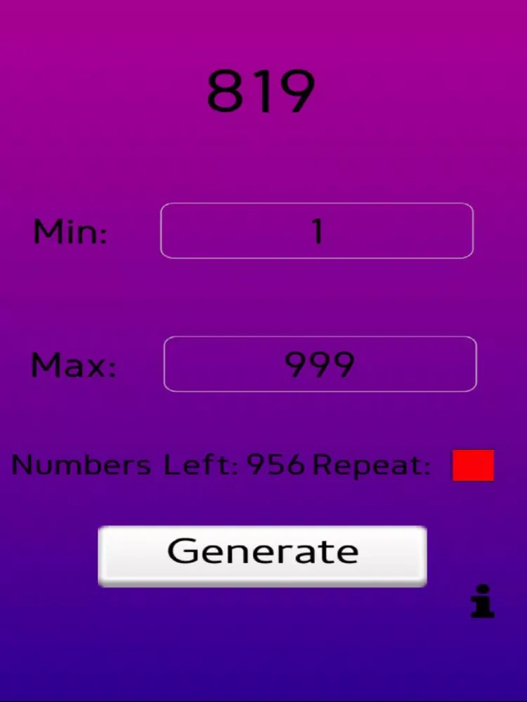 تصاویر Random Number Generator - RNG iPad 