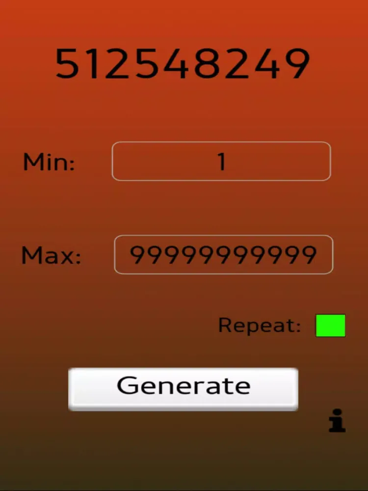 تصاویر Random Number Generator - RNG iPad 