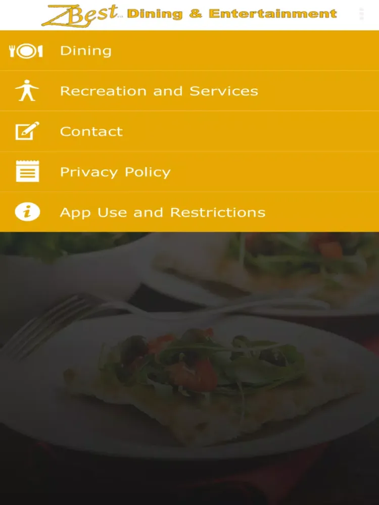 Z Best Dining and Ent. iPad  스크린샷