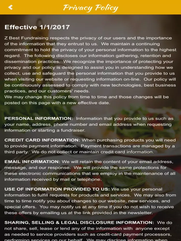 Z Best Dining and Ent. iPad  스크린샷