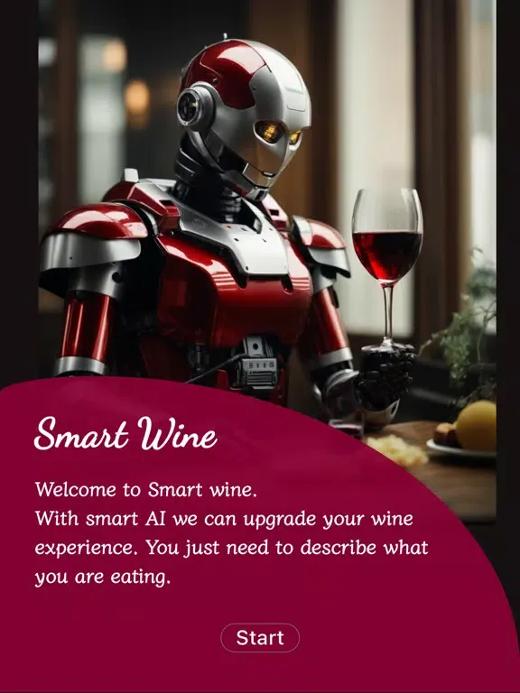 Tangkapan skrin Smart Wine AI iPad 