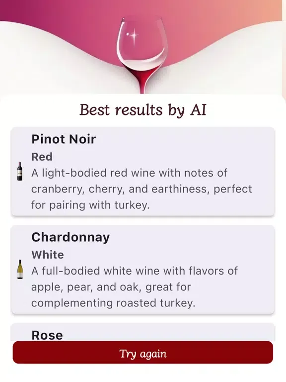 Tangkapan skrin Smart Wine AI iPad 