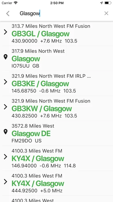 RepeaterBook Screenshots