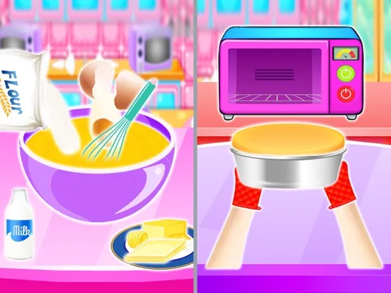 Tangkapan layar Sweet Cream Cake Maker Games iPad 