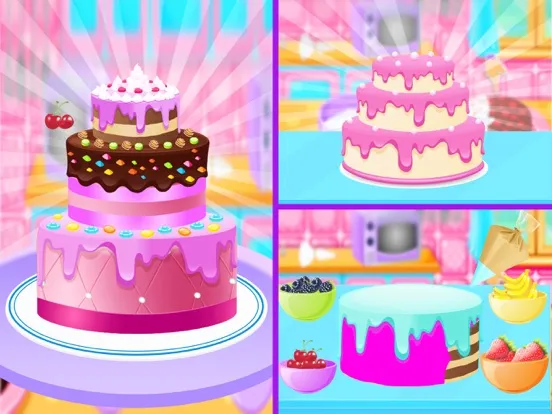 Tangkapan layar Sweet Cream Cake Maker Games iPad 
