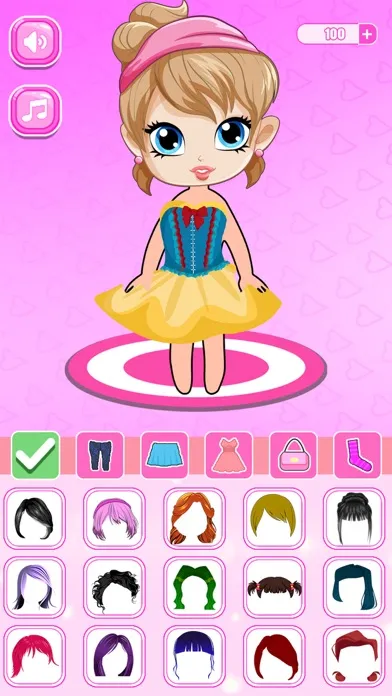 Fashion Famous Doll Dress Up Screenshots
