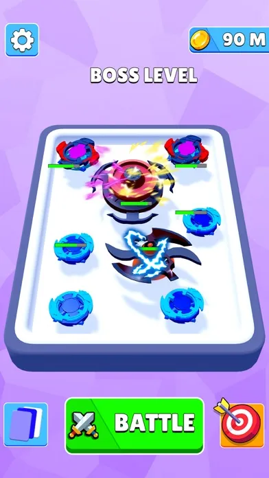 Merge Battle Spinner Simulator Screenshots