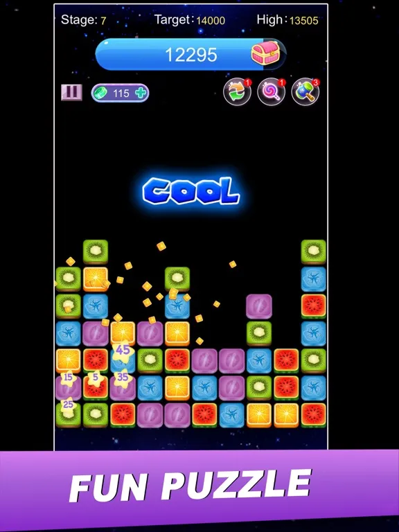 Capturas de tela do Fruit Pop Blast iPad 