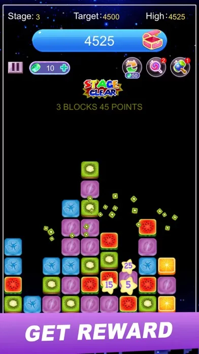 Capturas de tela do Fruit Pop Blast